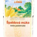 J.Vince Špaldová mouka bílá polohrubá 1 kg – Sleviste.cz