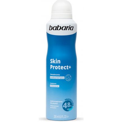 Babaria Deodorant Skin Protect+ deospray s antibakteriální přísadou 200 ml – Zboží Mobilmania