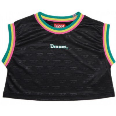 Diesel Trisny T-shirt černá – Zboží Mobilmania