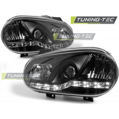 Tuning-Tec Přední čirá LED světla Volkswagen Golf IV (1997 - 2006) - černé – Hledejceny.cz