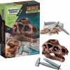 Živá vzdělávací sada Clementoni Vědecká zábava. Fosilie. T Rex lebka