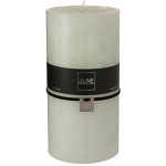 Válcová béžovo zelená svíčka XXL - 10*10*20 cm - J-Line by Jolipa – Hledejceny.cz