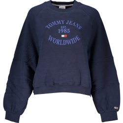 Tommy Jeans dámská tmavě modrá mikina WORLDWIDE C87