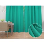 Biante Dekorační závěs Rongo RG-091 Tyrkysově zelený 140x260 cm – Hledejceny.cz