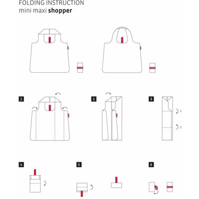 Reisenthel Mini Maxi Shopper černá – Zboží Mobilmania