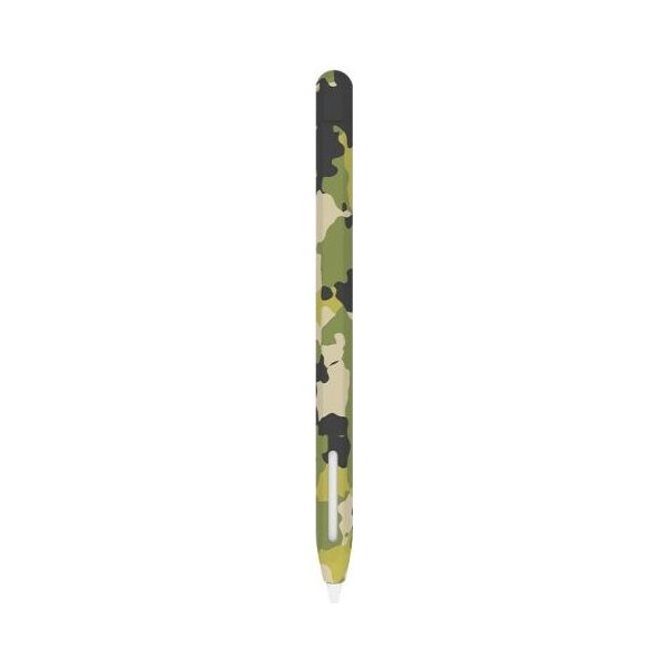 Pouzdro a kryt na mobilní telefon Pouzdro LOVE MEI silikonové obal s maskáčovým vzorem Apple Pencil 2. generace - zelené