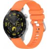 Řemínek k chytrým hodinkám PROTEMIO SILICONE Řemínek pro Huawei Watch GT 4 46mm oranžový 66442