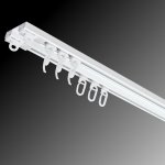 URBÁNEK Záclonové kolejnice AL092 - 81 cm, Standard + šnek – Zboží Mobilmania
