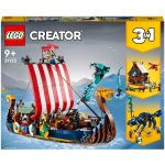 LEGO® Creator 31132 Vikingská loď a mořský had – Hledejceny.cz