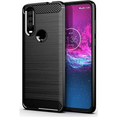 Pouzdro CARBON Huawei Y6p černé – Zboží Mobilmania