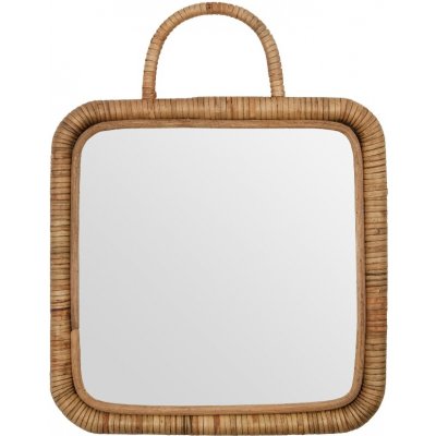 Meraki Ratanové závěsné zrcadlo Baki 28 x 28 cm – Hledejceny.cz
