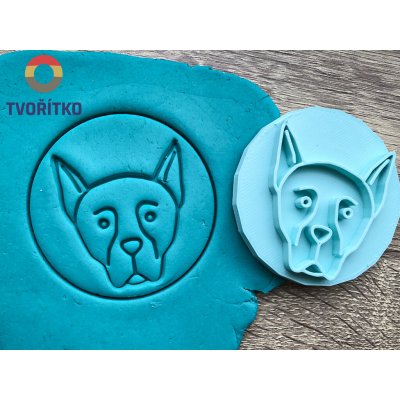 TVOŘÍTKO Dobrman - razítko II Rozměr: 9 cm, + Vykrajovátko: Ano – Hledejceny.cz