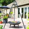 Outdoorový kotlík Fire Gril na trojnožce černý 172 cm BBQ TRIPOD