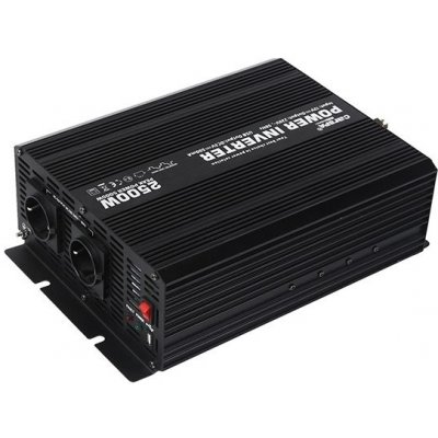 Carspa CAR2.5KU-24 24V/230V + USB 2500W, modifikovaná sinus – Zbozi.Blesk.cz