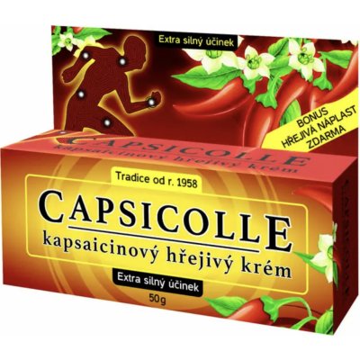 Capsicolle kapsaicinový krém extra hřejivý 50 g – Zbozi.Blesk.cz