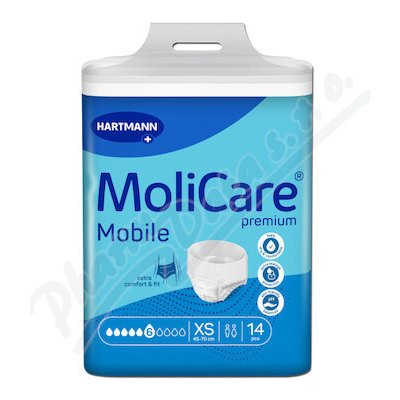 Hartmann MoliCare Mobile absorpční kalh.6k XS 14 ks – Hledejceny.cz