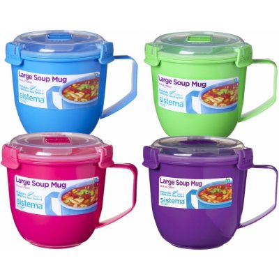 Sistema Hrnek Large Soup To Go do mikrovlnky s víkem 900 ml – Zboží Mobilmania