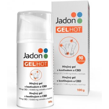 Jadon gel Hot hřejivý gel s kostivalem a CBD 50 g