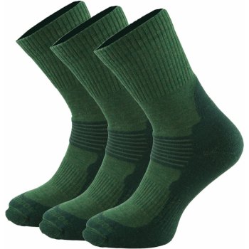 Zulu ponožky Merino Men 3-pack zelená