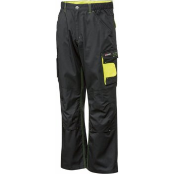 PARKSIDE Pánské pracovní kalhoty černá/žlutá
