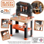 Smoby BlackDecker Bricolo Center Workshop + 92 ks příslušenství – Sleviste.cz