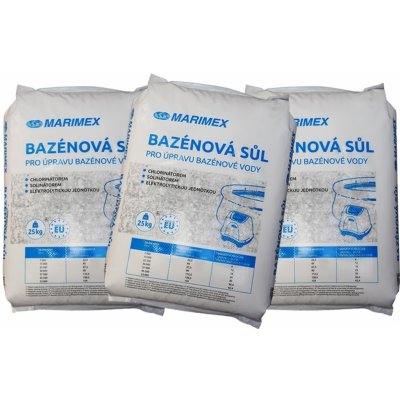 MARIMEX 113060012 Bazénová sůl 3x25 kg – Hledejceny.cz