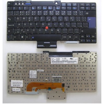 česká klávesnice IBM Thinkpad R60 R61 T400 T500 T60 T61 W500 Z60 Z61 černá CZ