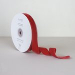 Bella Rose Sametová stuha 2 cm – Red (10 m), červená barva, textil – Zboží Dáma