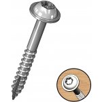 Milescraft PocketScrews – pozinkované samořezné vruty pro kapsové spoje Délka: 32 mm, závit: hrubý (coarse), Obsah balení: 100 ks – Hledejceny.cz