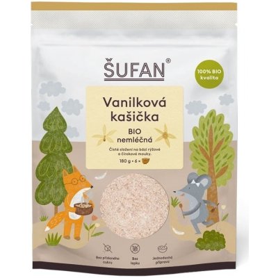 Šufan Vanilková kašička Bio nemléčná 180 g – Hledejceny.cz