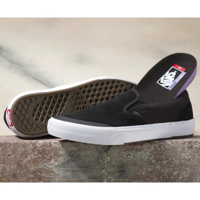 Vans BMX slip-on black/Gray/White – Zboží Mobilmania