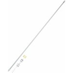 Gardinia Kavárenská tyčka California, stříbrná matná, pr. 12 mm, 135 - 225 cm – Hledejceny.cz