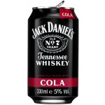Jack Daniels & Cola 5% 12 x 0,33 l (plech) – Zboží Dáma