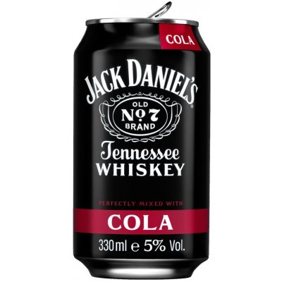 Jack Daniels & Cola 5% 12 x 0,33 l (plech) – Zboží Dáma