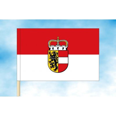 LIBEA, s.r.o. Salzbursko vlajka Rozměr: 40×60 cm, Uchycení: Návlek na žerď – Hledejceny.cz