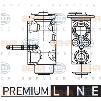 Expanzní ventil, klimatizace HELLA 8UW 351 239-271