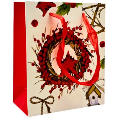 Vánoční dárková taška 14×17 cm 11278.04 – Zboží Mobilmania