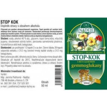 Naděje Stop kok s betaglukanem 50 ml