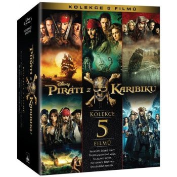 Piráti z Karibiku 1-5 BD