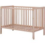 Scarlett postýlka Fira Eco -přírodní (buk), stahovací bočnice 120 x 60 cm – Hledejceny.cz