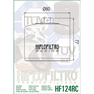Hiflofiltro Olejový filtr HF124RC – Zboží Mobilmania