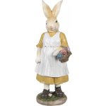 Dekorace králičí mamka v bílé zástěře s vajíčky 14*11*38 cm – Hledejceny.cz