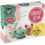Grafix Háčkovaná zvířátka 4 ks 6,5 x 4,5 cm – Sleviste.cz