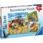 Ravensburger Zemědělské stroje 3 x 49 dílků – Hledejceny.cz