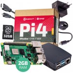 Raspberry Pi 4B, Oficiální STAR-T Box, Raspberry Pi RPi 4B 2 GB Raspberry Pi – Hledejceny.cz