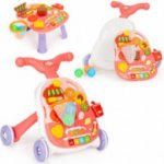 HUANGER Interaktivní chodítko a vzdělávací stůl 2 v 1 se zvuky červený – Zboží Mobilmania