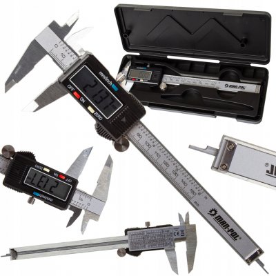 Magg PMD150 Posuvné měřítko digitální 150 mm + kufr – HobbyKompas.cz