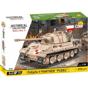 COBI 2568 World War II Německý střední tank Panther V "PUDEL" Varšavské povstání