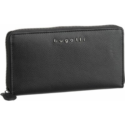 Dámská peněženka Bugatti Bella long zip 494822-01 černá – Zboží Mobilmania