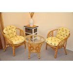 Axin Trading Ratanová sedací souprava Java polstr Oliver – Zboží Dáma